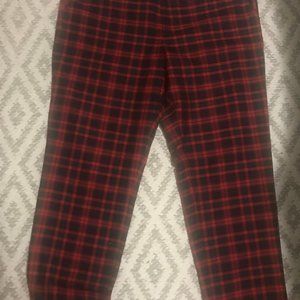 Plaid H&M Dress Pants Ankle